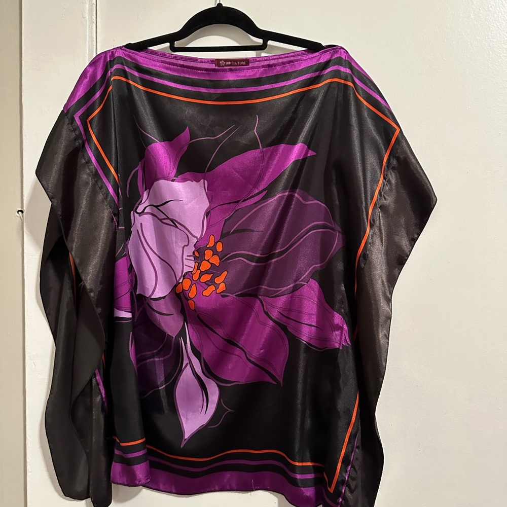 Flower Printed Beautiful Blouse - L